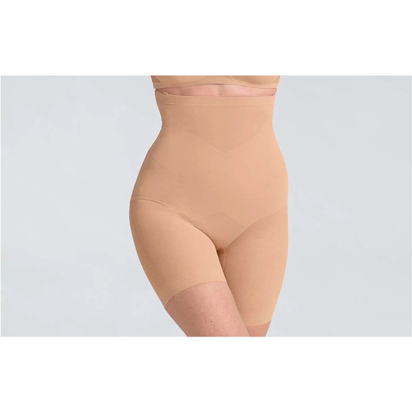 NEW Honeylove Super Power Short With Straps HLSW03-Sand Size 2X Shapewear - Picture 1 of 8